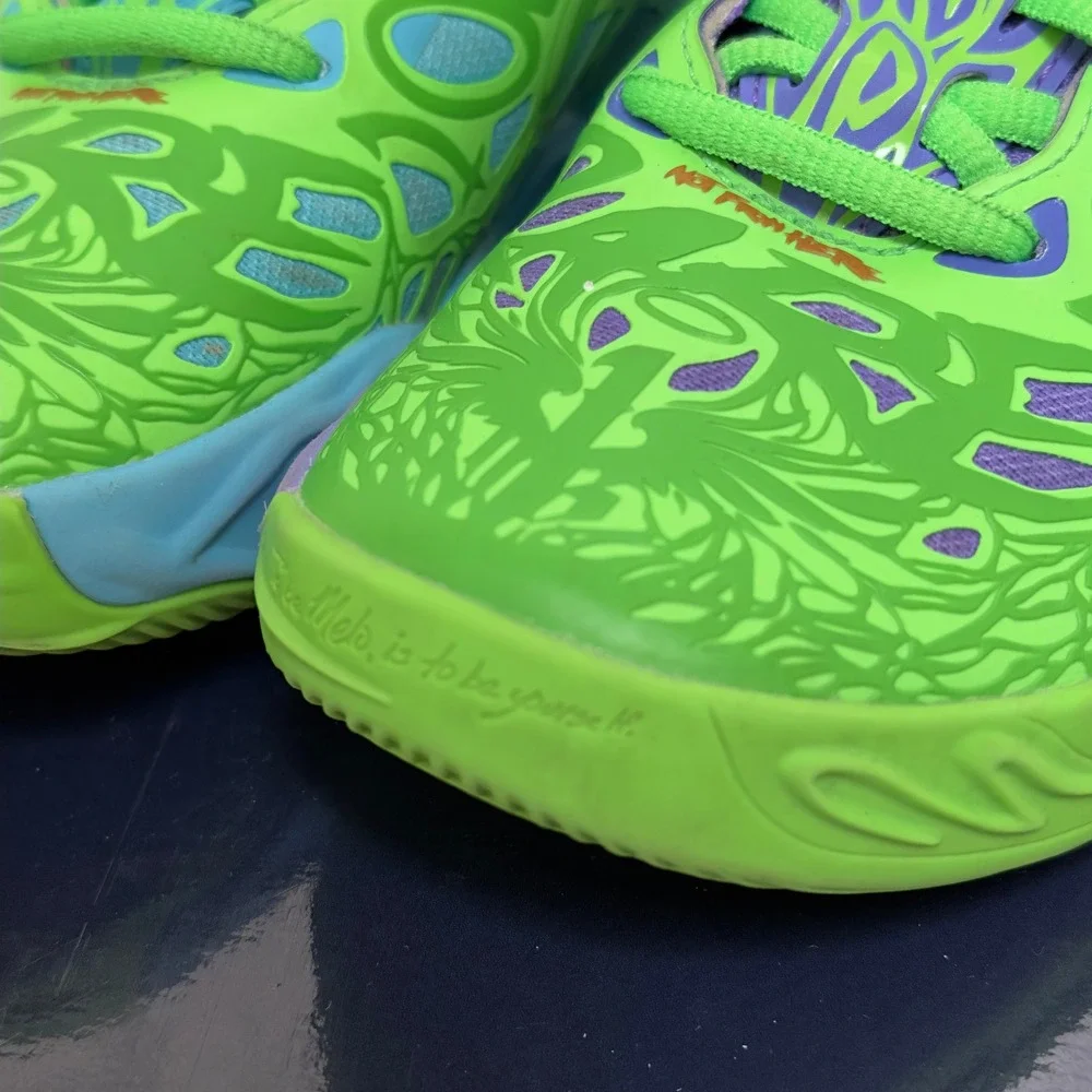 Puma LaMelo Ball MB 04 Teenage Mutant Ninja Turtles Kids 1 C Basketball Shoes A+